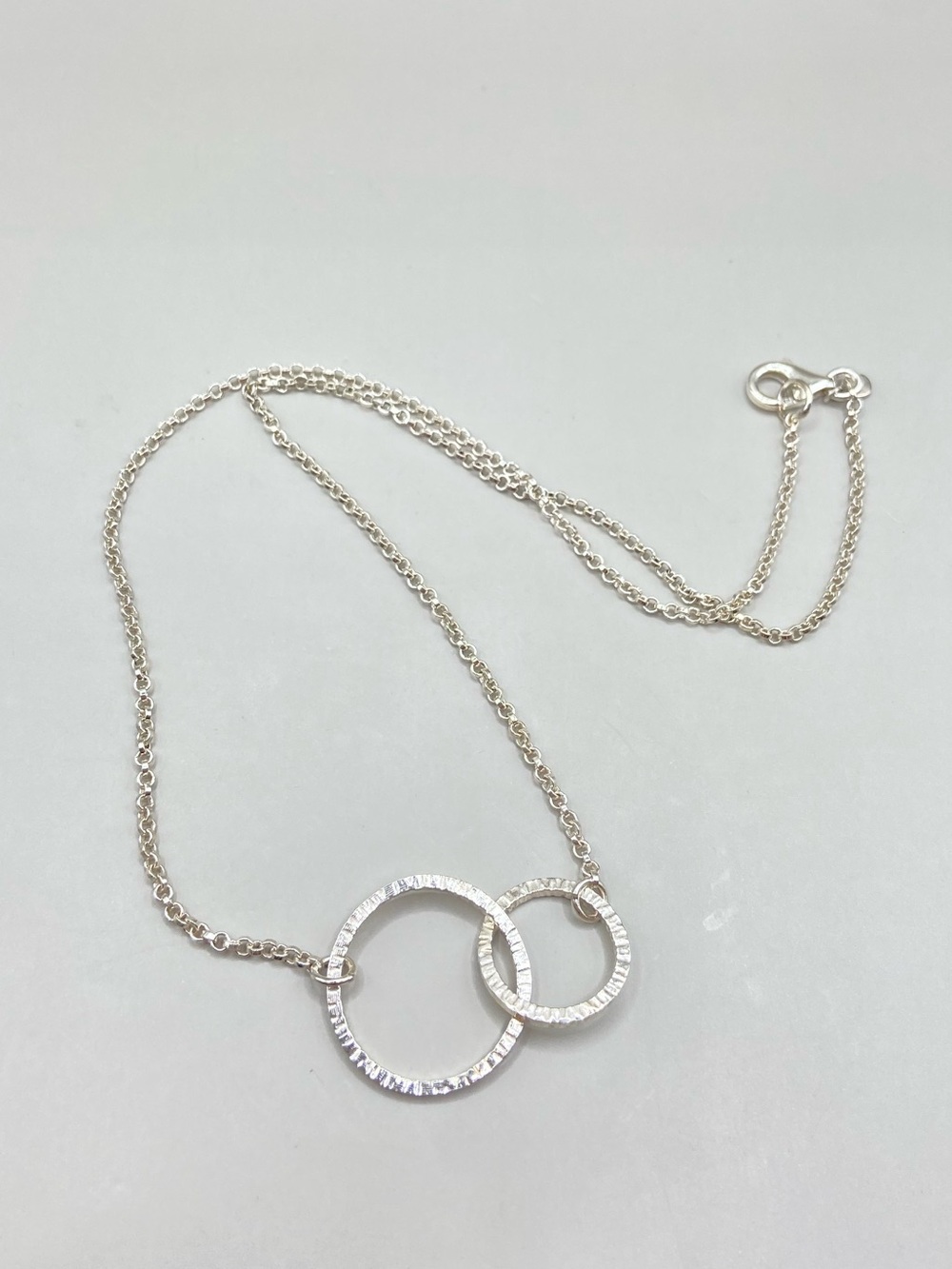 Silpada Sterling Silver Sweet Circles Pendant Necklace N2297 - Picture 6 of 7